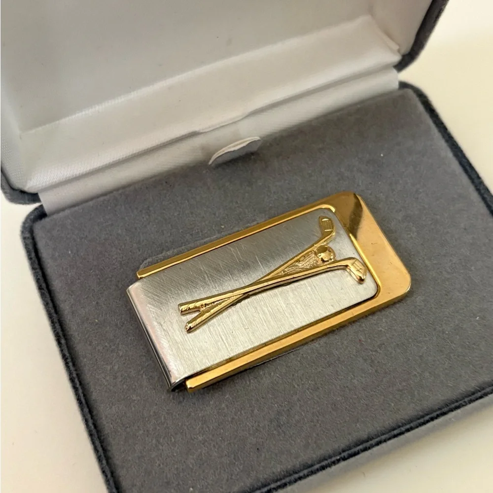 Gold and Silver Money Clip